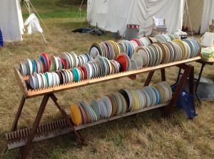 Camp plate rack